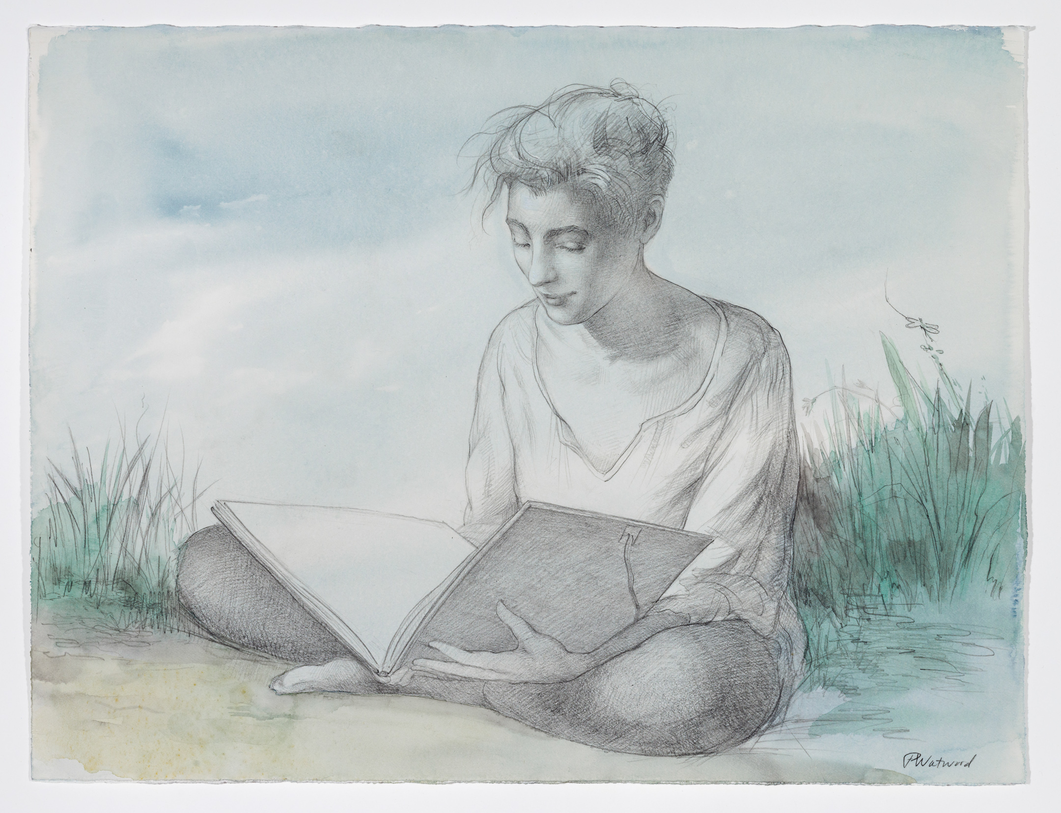 11adf40ebf87846510b2d5df4386d002-The%20Seeker_2017_pencil%20and%20watercolor%20on%20paper_15%20x%20111%20mb.jpg